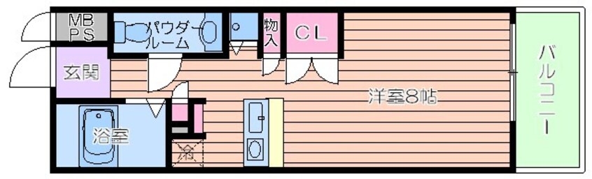 間取図 エスリード御堂筋梅田