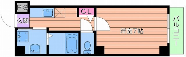 間取り図 アルバ天神橋
