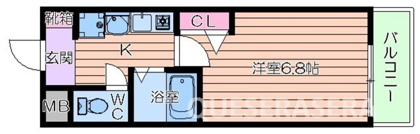 間取図 エスリード南森町駅前