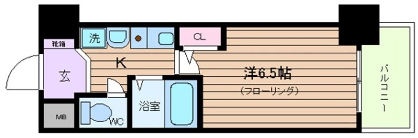 間取図 エスリード南森町駅前