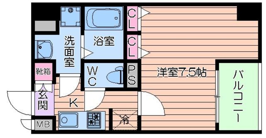 間取図 レジディア江戸堀