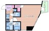 レジデンス本町(旧)エコロジー立売堀レジデンス 1Kの間取り