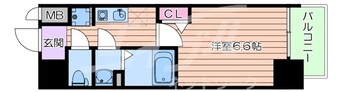 間取図 プレサンス立売堀ベルヴィル