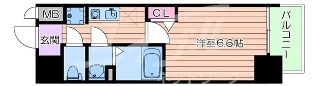 間取り図 プレサンス立売堀ベルヴィル