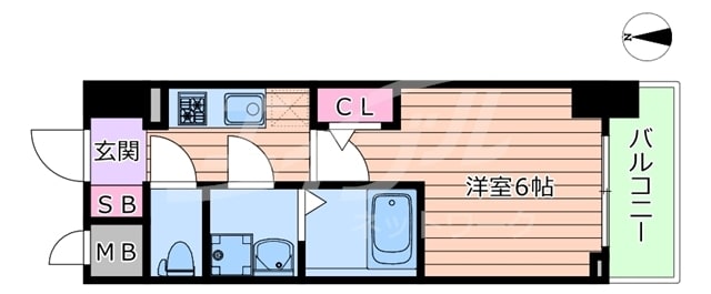 間取り図 エスリードレジデンス大阪本町