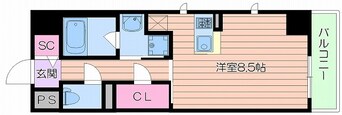 間取図 ドゥーエ立売堀