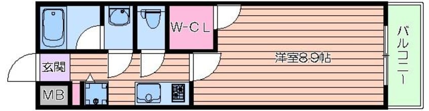 間取図 レジディア京町堀