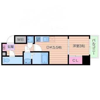 間取図 SERENiTE本町reflet