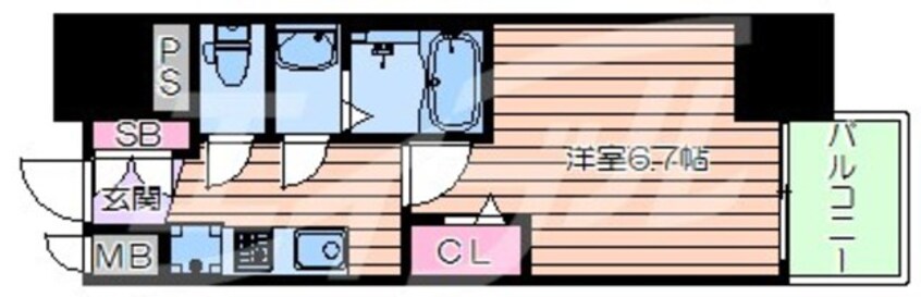 間取図 プレサンス新町ウィズジョイ