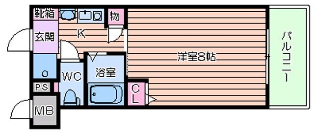 間取り図 エステムコート心斎橋EASTエリジオン