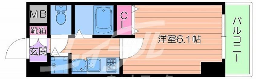 間取図 プレサンス心斎橋ザ・スタイル