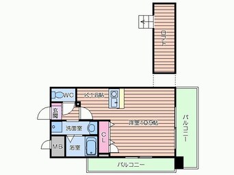 間取図 プレサンス心斎橋モデルノ