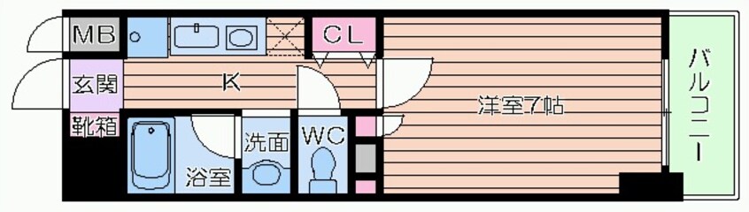 間取図 ラナップスクエア東梅田