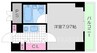 HF梅田レジデンスTOWER 1Kの間取り