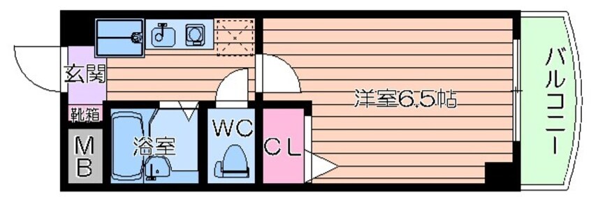 間取図 ノルデンハイムリバーサイド天神橋