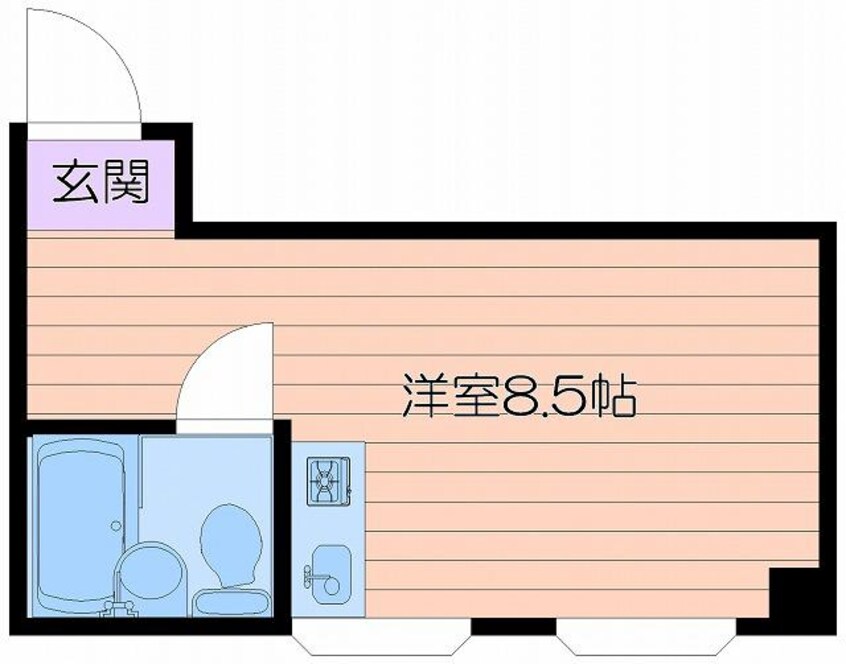 間取図 ラパンジール京町堀