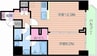リーガル京町堀Ⅱ 1LDKの間取り