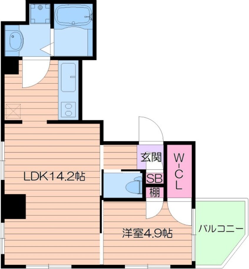 間取図 AZ天満