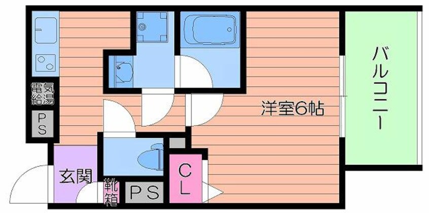 間取図 LAV心斎橋WEST