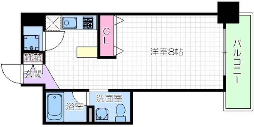 間取図 アプリーレ京町堀(旧)BPRレジデンス京町堀