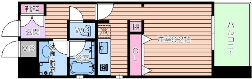 間取図 KAISEI江戸堀