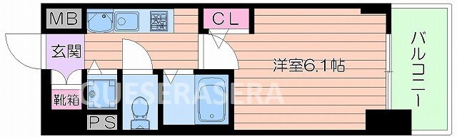 間取り図 プレサンス梅田北デイズ