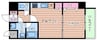 ONE ROOF FLAT FUKUSHIMA 1DKの間取り