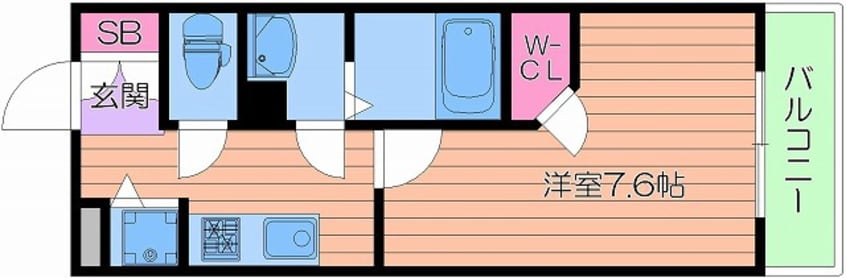 間取図 エスリード大手前