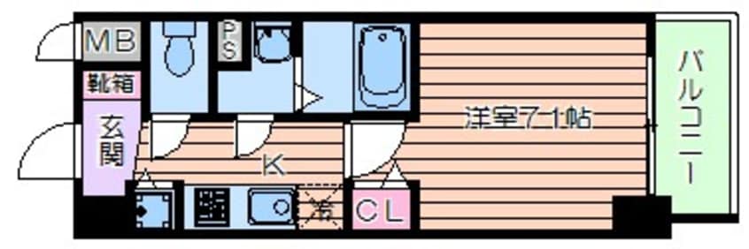 間取図 アドバンス西梅田グルーブ