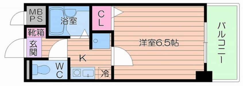間取図 エスリード梅田東
