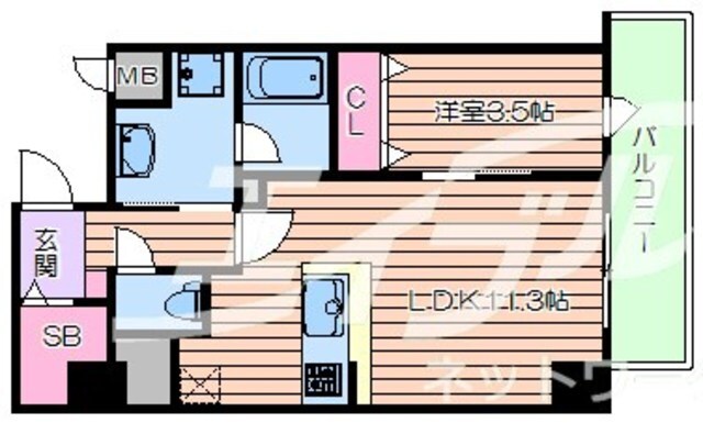 間取り図 パンセ新町