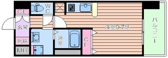 間取図 グランカーサ梅田北