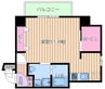 willDo南森町 1Rの間取り