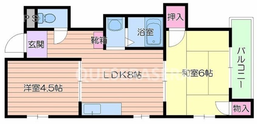 間取図 第3カワイハイツ