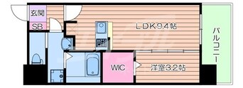 間取図 セレニテ堺筋本町プリエ