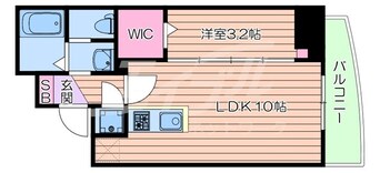 間取図 セレニテ堺筋本町プリエ