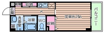 間取図 サン・ロレンツ心斎橋東