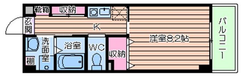 間取図 サン・ロレンツ心斎橋東