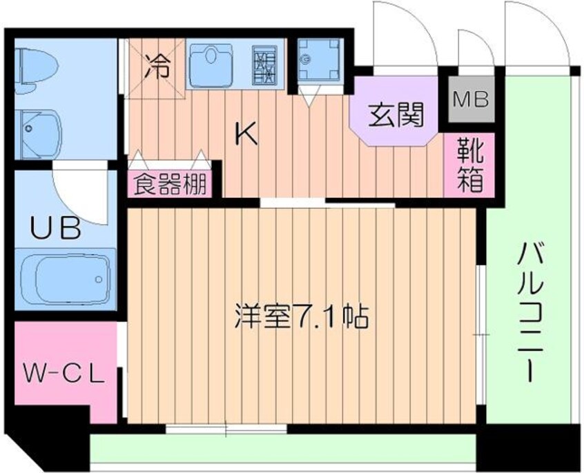間取図 ISM谷町六丁目(旧プライムアーバン安堂寺)