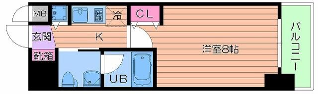 間取り図 ISM谷町六丁目(旧プライムアーバン安堂寺)