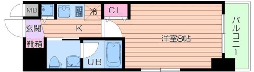 間取図 ISM谷町六丁目(旧プライムアーバン安堂寺)