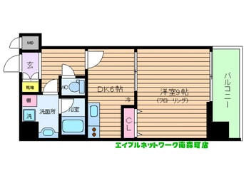 間取図 エイペックス梅田東Ⅱ