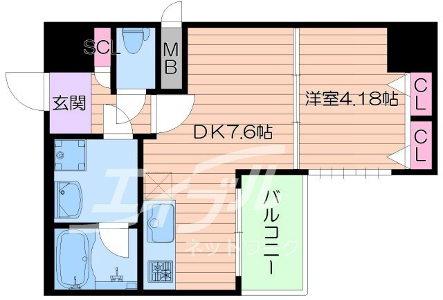 間取り図 大阪メトロ堺筋線/堺筋本町駅 徒歩7分 11階 築6年
