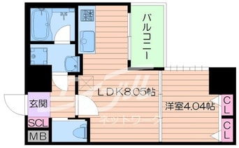 間取図 大阪メトロ堺筋線/堺筋本町駅 徒歩7分 13階 築6年