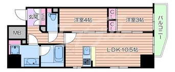 間取図 アーバネックス西本町