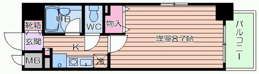 間取図 M&Mウメダイースト