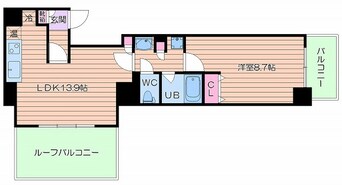 間取図 アスヴェル大阪城WESTⅡ