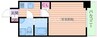 セレニテ北久宝寺 1Kの間取り