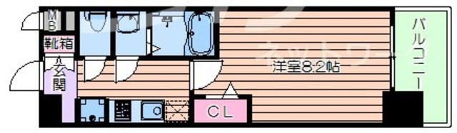 間取り図 プレサンス心斎橋ソレイユ