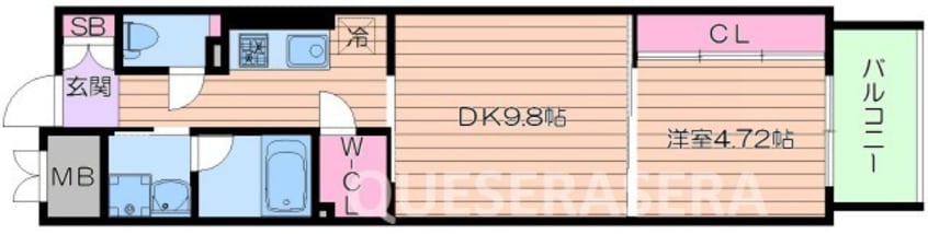 間取図 ネットフローラ立売堀